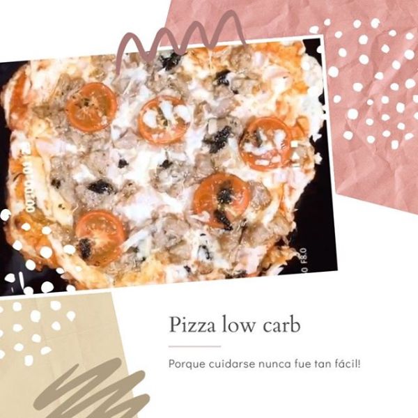 PIZZA SALUDABE CON MASA DE PAVO