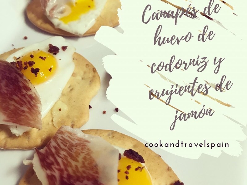 CANAPÉ DE HUEVO DE CODORNIZ