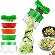 Cortador de Verduras Cortador + Pincel + Peeler, en espiral Rallador