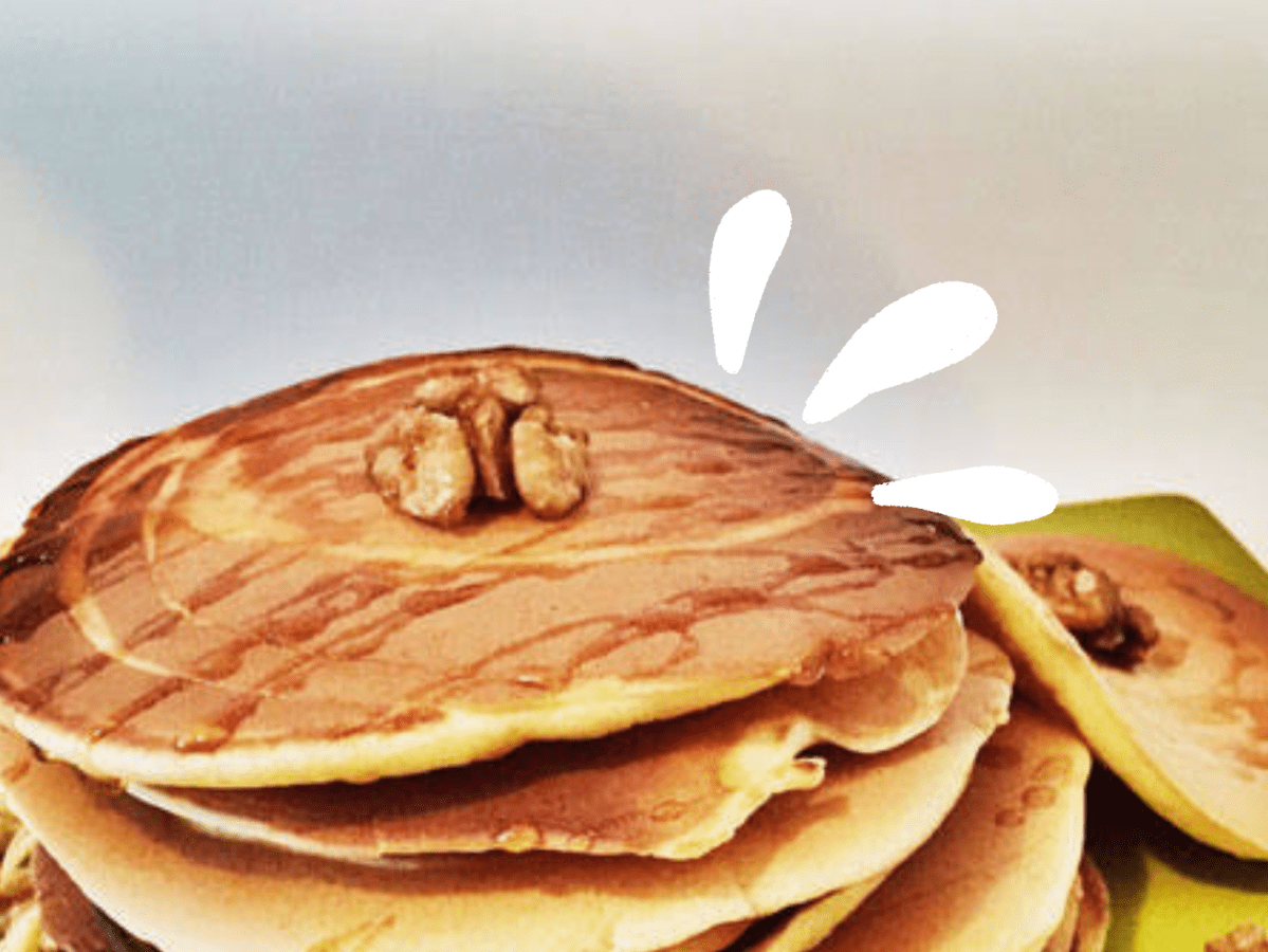 PANCAKES DE AVENA Y PLATANO