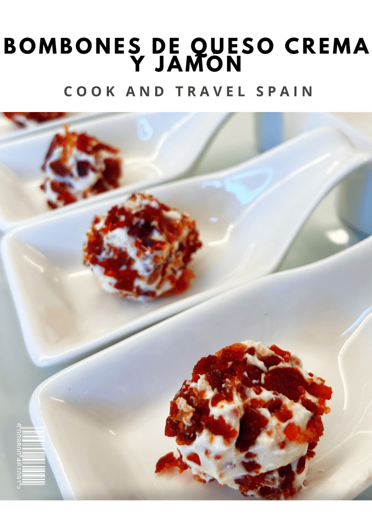 BOMBONES DE QUESO CREMA Y JAMÓN CRUJIENTE